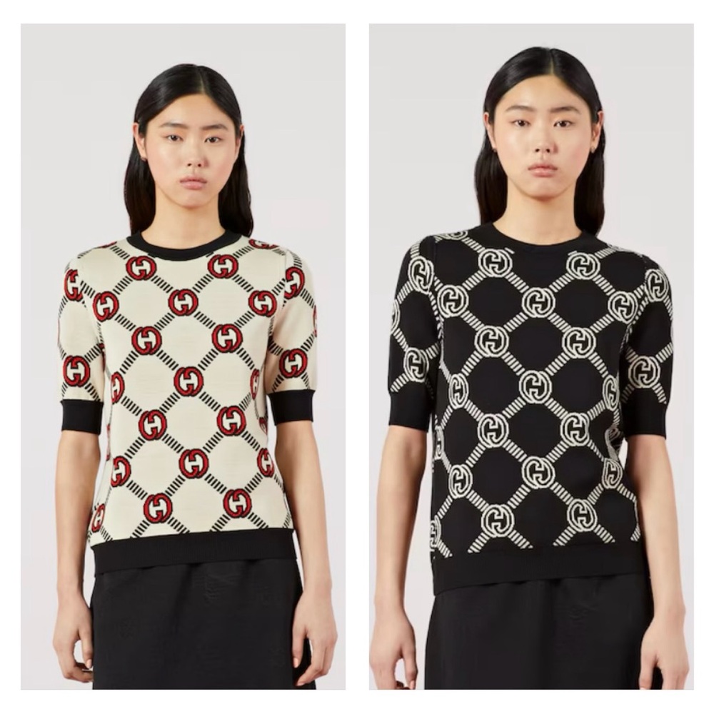 GUCCI Reversible Interlocking G Wool Sweater - image 1